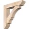 Ekena Millwork Balboa Slat Smooth Bracket w/ Offset Brace, Douglas Fir, 7 1/2"W x 34"D x 34"H BKT0806X34X34BOA06SDF - alternate 1